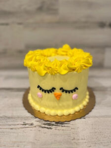 Easter Catering Menu - Yellow Chick Cake