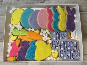 Easter Catering Menu Themed Sugar Cookies